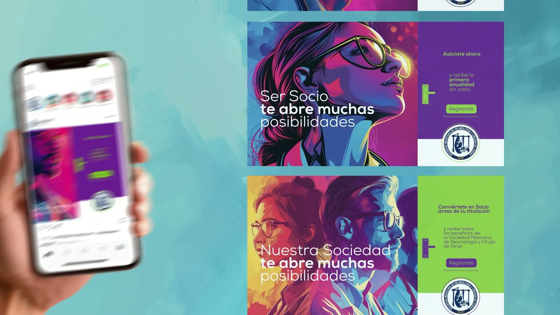 Video del caso: cómo la campaña Te abre muchas posibilidades acercó a la Sociedad Mexicana de Neumología y Cirugía de Tórax a los residentes
