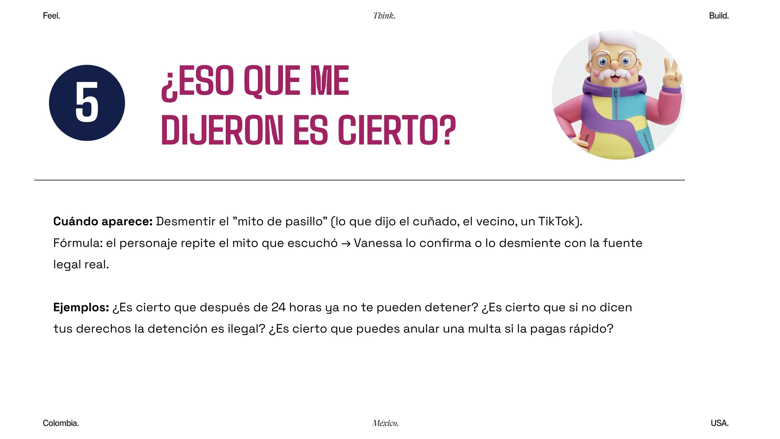 Línea de contenido ¿Eso que me dijeron es cierto?